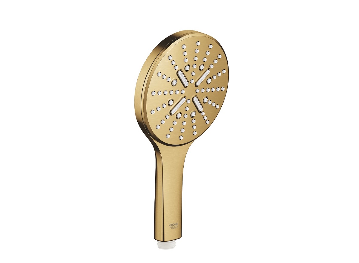 Grohe Rainshower smartactive 130 3 s raczka natryskowa brushed cool sunrise