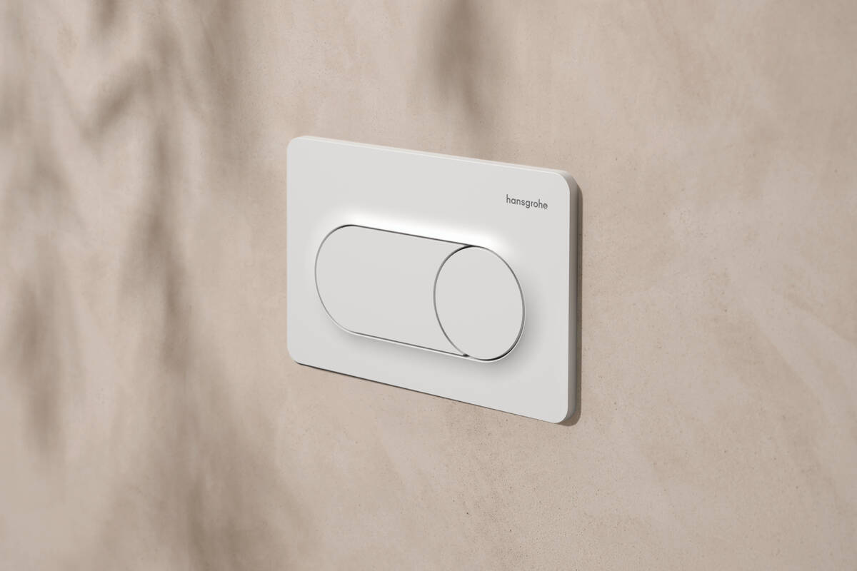 Hansgrohe iFrame Original S – przyciski spłukujące do misek WC