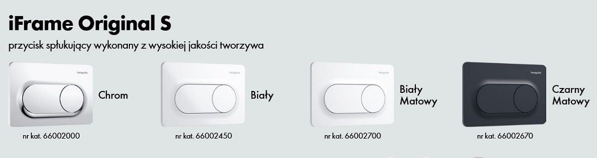 IFrame Original S przycisk spłukujący Hansgrohe