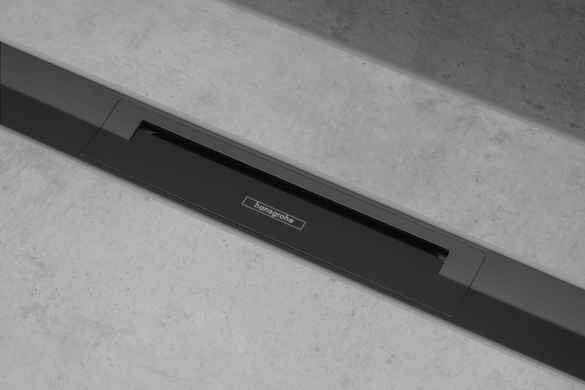 odpływ prysznicowy hansgrohe Raindrain Flex czarny matowy