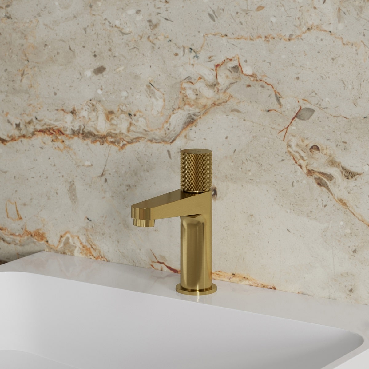 Omnires Contour bateria umywalkowa złoty szczotkowany CT8010GLB