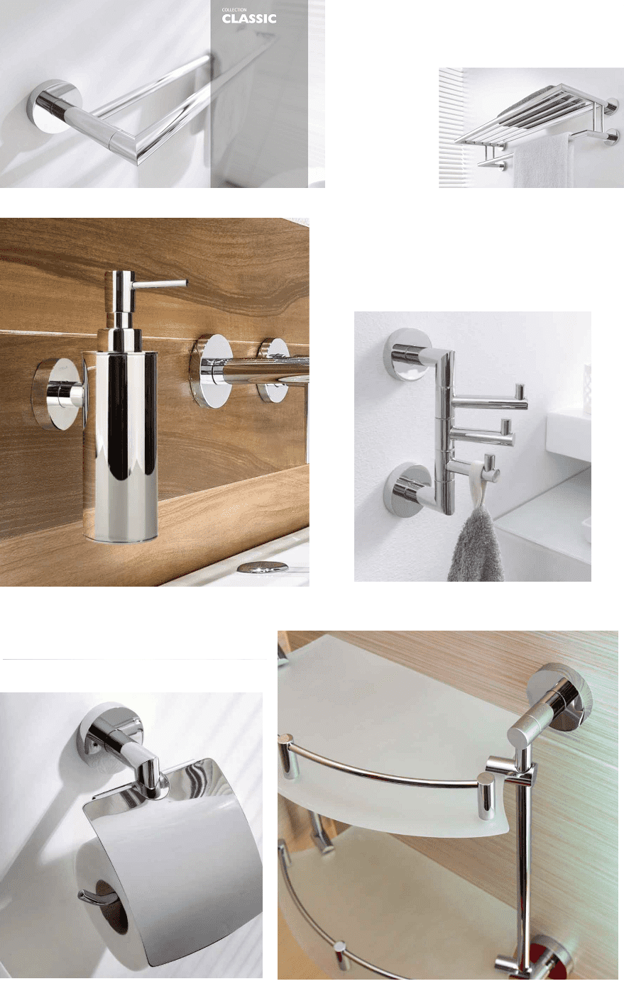 Stella Classic akcesoria łazienkowe Chrom Połysk