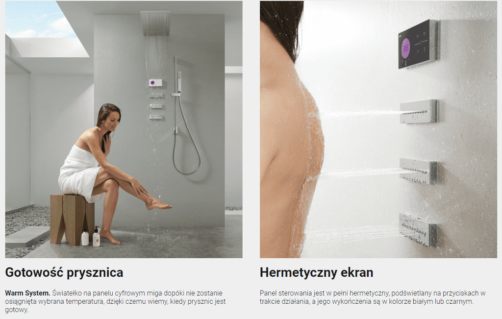 SHOWER TECHNOLOGY armatura termostatyczna elektroniczna